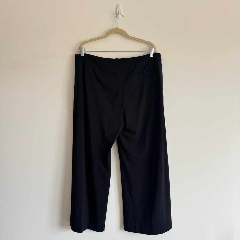 COS Black Wide-Leg Cropped Pants - Picture 4 of 5